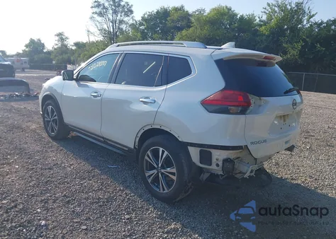 2017 Nissan Rogue Sl z USA, uszkodzony, nr VIN JN8AT2MV4HW250075